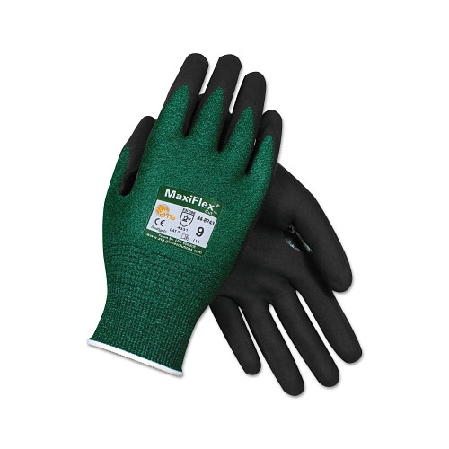 PIP MaxiFlex® Cut™ Cut-Resistant Glove, 2X-Large, Black/Green