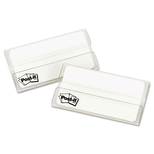 Post-it® Tabs, 1/3-Cut Tabs, White, 3" Wide, 50/Pack