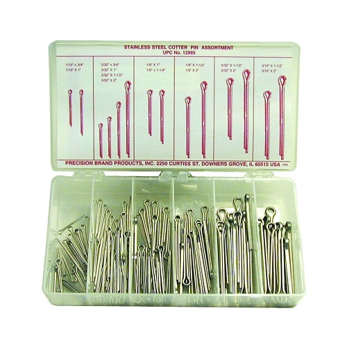 Precision Brand Cotter Pin Assortments, Stainless Steel