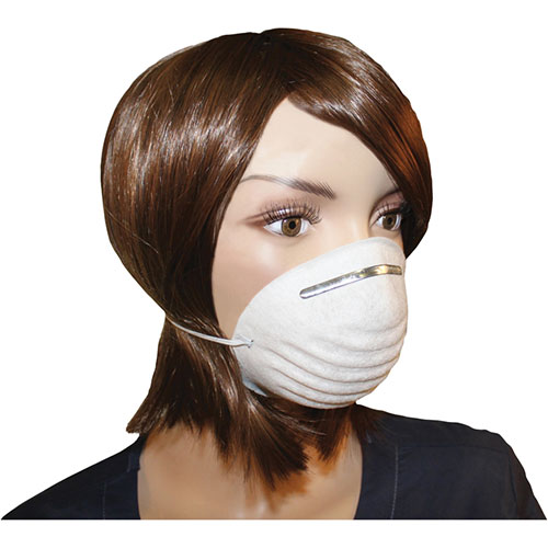 ProGuard Dust Mask, Disposable, Non-Toxic, 50/BX, White