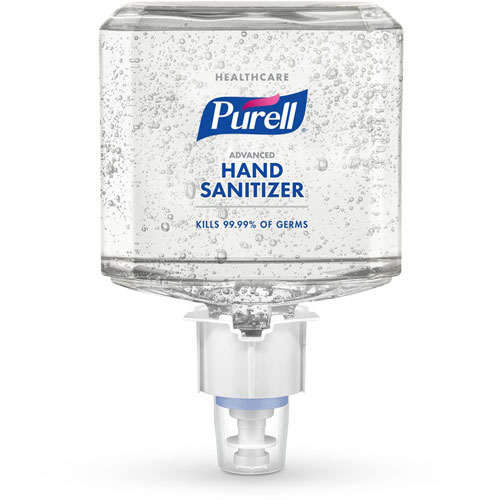 Purell Advanced Hand Sanitizer Gel Refill, 40.6 fl oz (1200 mL), Bacteria Remover, Kill Germs, Healthcare, Hand, Dye-free, Hygienic, 2/Carton