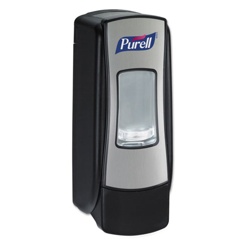 Purell ADX-7 Dispenser, 700 mL, 3.75" x 3.5" x 9.75", Chrome/Black