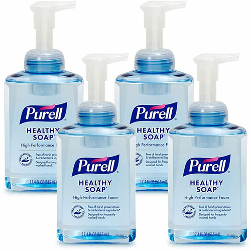 Purell CRT HEALTHY SOAP High Performance Foam, 17.4 fl oz (514.6 mL), 4/Carton