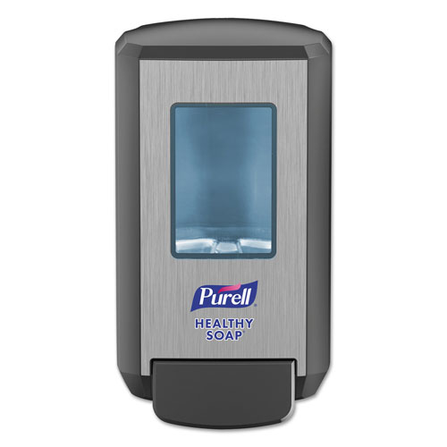 Purell CS4 Soap Push-Style Dispenser, 1250 mL, 4.88" x 8.8" x 11.38", Graphite