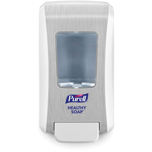Purell Dispenser, f/FMX-20 Healthy Soap, Push-Style, White