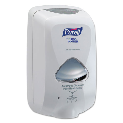 Purell TFX Touch Free Dispenser, 1200 mL, 6.5" x 4.5" x 10.58", Dove Gray