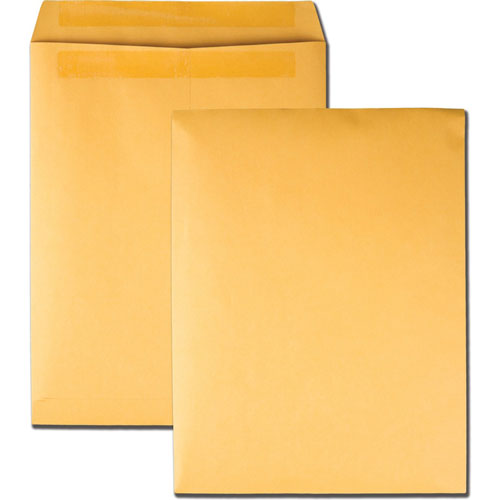 Quality Park Redi-Seal Catalog Envelope, #13 1/2, Cheese Blade Flap, Redi-Seal Closure, 10 x 13, Brown Kraft, 250/Box