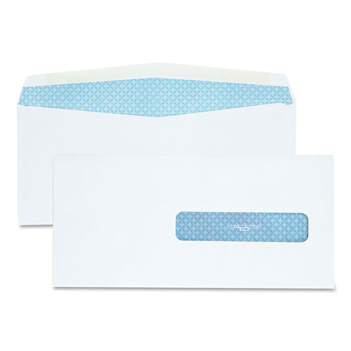 Quality Park Security Tinted Insurance Claim Form Envelope, Commercial Flap, Gummed Closure, 4.5 x 9.5, White, 500/Box