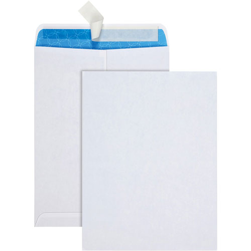 Quality Park Tinted Catalog Envelopes - Catalog - 9" x 12", Flap - 1 / Box - White
