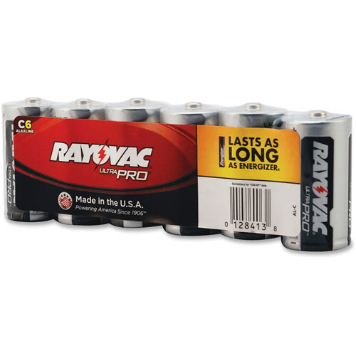 Rayovac Ultra Pro Alkaline C Batteries, 6/Pack