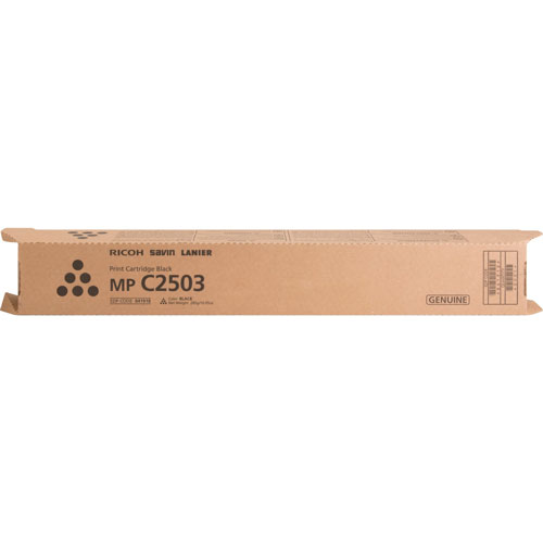 Ricoh Toner Cartridge for MPC2503, 15000 Page Yield, Black