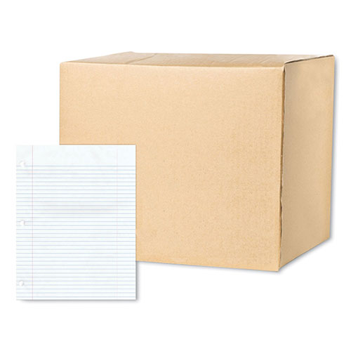 Roaring Spring Paper Gummed Pad, Medium/College Rule, 50 White 8.5 x 11 Sheets, 36/Carton
