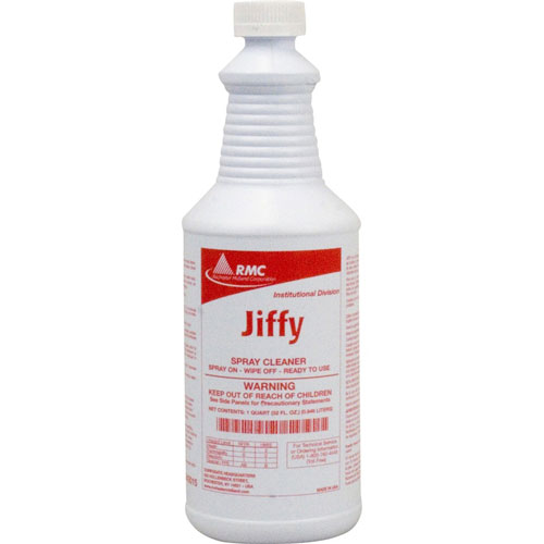 Rochester Midland Jiffy Spray Cleaner, 32oz, 12/CT, Clear