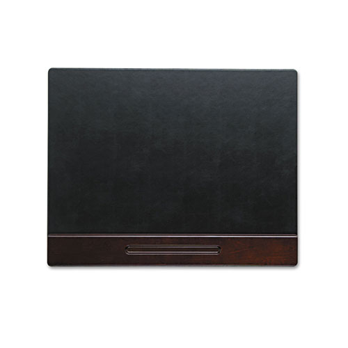 Rolodex Wood Tone Desk Pad, Mahogany, 24 x 19