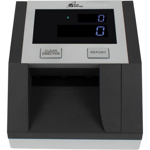Royal Sovereign International Counterfeit Detector, Bank Grade, 5-3/5"Wx5"Lx3"H, Black