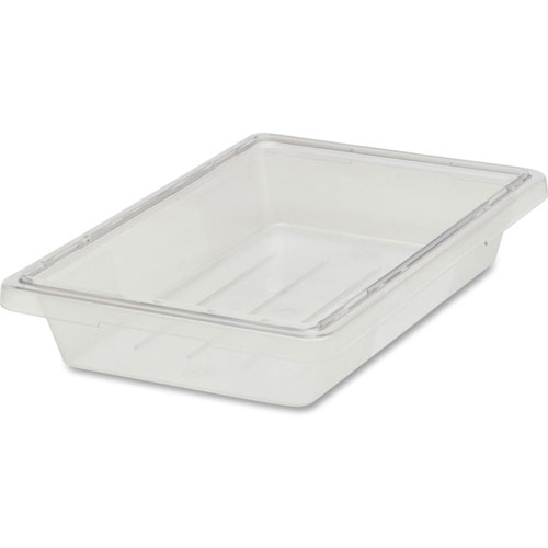 Rubbermaid 5-gallon Food Tote Box - 20 quart Food Container - Poly - Dishwasher Safe - Clear - 6 Piece(s) / Carton