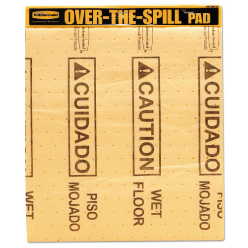 Rubbermaid Over-The-Spill Pad Tablet, 12 oz, 16.5 x 14, 22/Pack