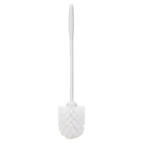 Rubbermaid Toilet Bowl Brush, 14 1/2", White, Plastic, 24/Carton