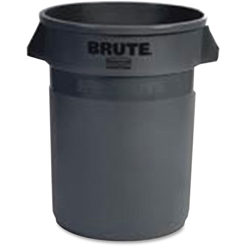 Rubbermaid Vented Brute 32-gallon Container - 27.3", x 21.9" x 26" Depth - Resin - Black
