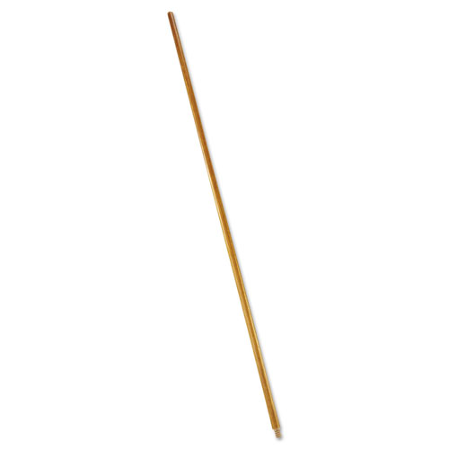 Rubbermaid Wood Threaded-Tip Broom/Sweep Handle, 60", Natural