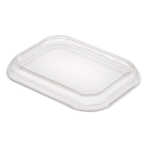 Sabert Clear PET Lid for Rectangular 5" x 6.6" CPET Trays