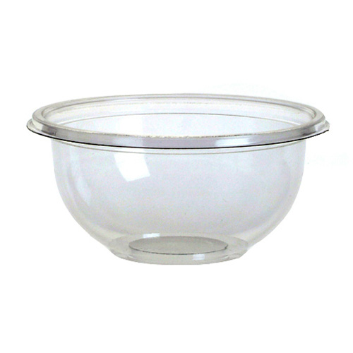 Sabert FreshPack Plastic Round Bowl, 12 OZ, Clear
