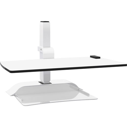 Safco Desk Riser, Electric, No Arm, 22"x27-3/4"x18-1/2", White