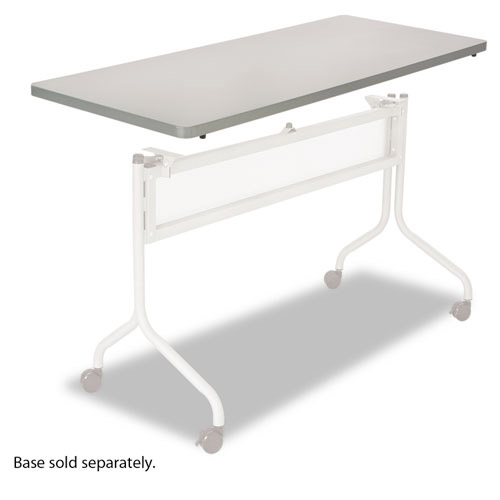 Safco Impromptu Mobile Training Table Top, Rectangular, 48w x 24d, Gray