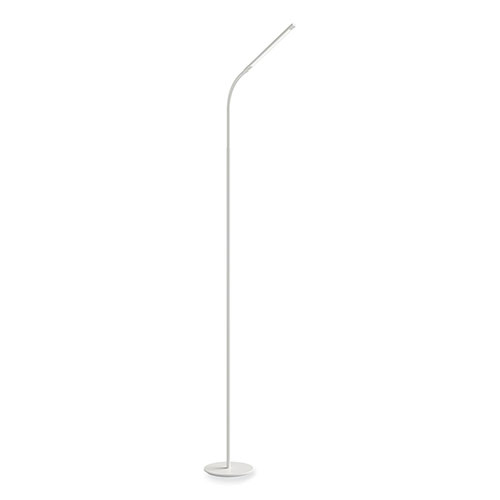 Safco Resi LED Floor Lamp, Gooseneck, 60" Tall, White