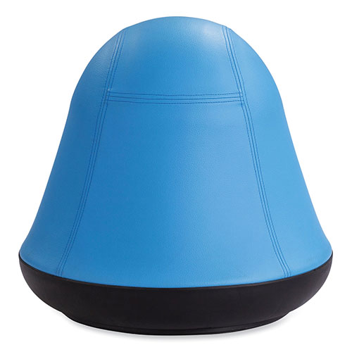 Safco Runtz Swivel Ball Chair, Backless, Supports Up to 250 lb, Baby Blue Vinyl