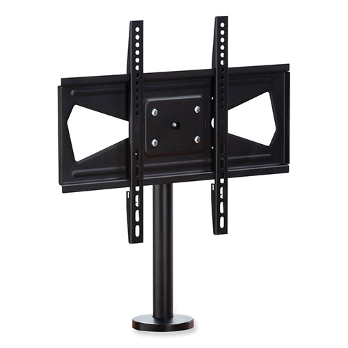 Safco Tabletop TV Mount, 21.25" x 24.75" x 24.75", Black, Supports 50 lbs