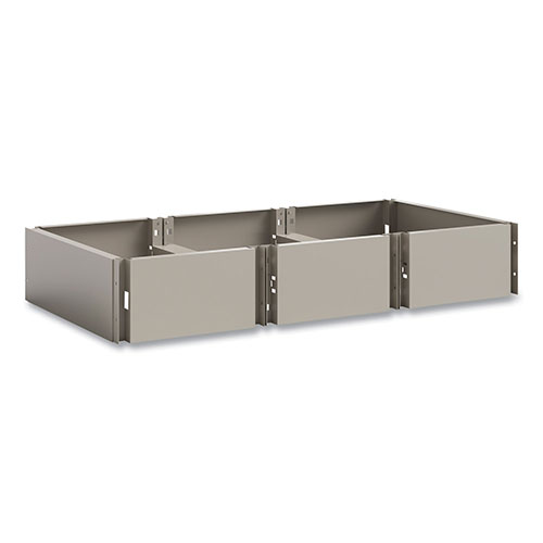 Safco Triple Continuous Metal Locker Base Addition, 35w x 16d x 5.75h, Tan