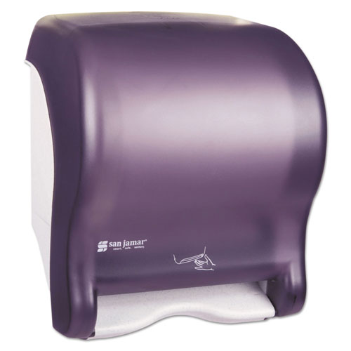 San Jamar Smart Essence Electronic Roll Towel Dispenser, 14.4hx11.8wx9.1d, Black, Plastic