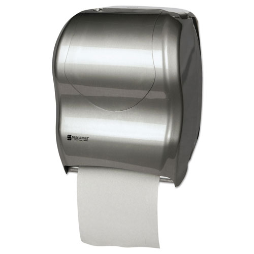 San Jamar Tear-N-Dry Touchless Roll Towel Dispenser, 16 3/4 x 10 x 12 1/2, Silver