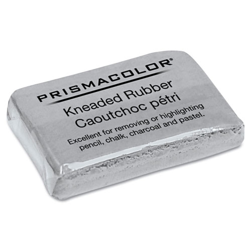 Prismacolor Design Kneaded Rubber Art Eraser, Rectangular, Large, Gray