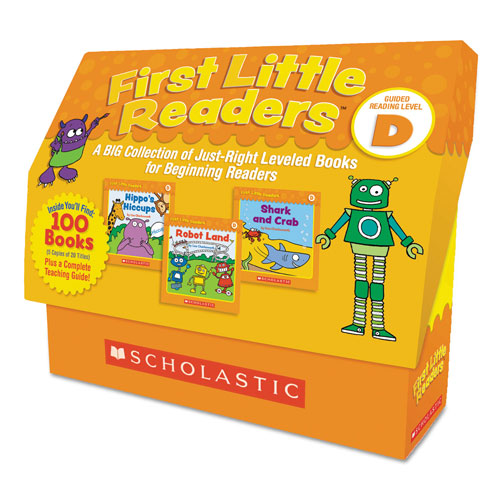 Scholastic First Little Readers, Reading, Grades Pre K-2, 8 Pages/Book, 5 Books, Level D