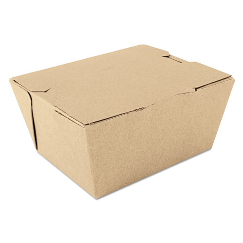 SCT ChampPak Carryout Boxes, #1, Kraft, 4.38 x 3.5 x 2.5, 450/Carton