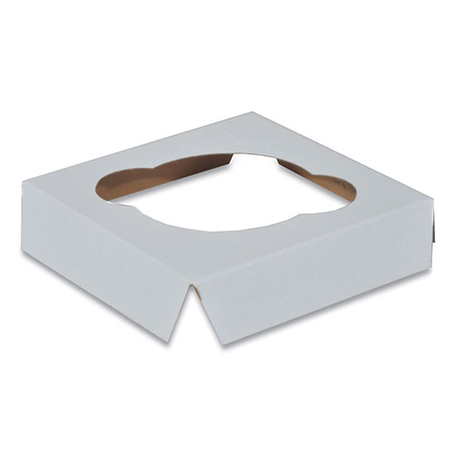 SCT Cupcake Holder Inserts, Paperboard, White/Kraft, 4.38 x 4.38 x 0.88, 200/Carton