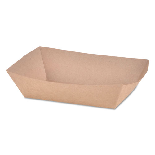 SCT Paper Food Baskets, Brown Kraft, 2 lb Capacity, 1000/Carton