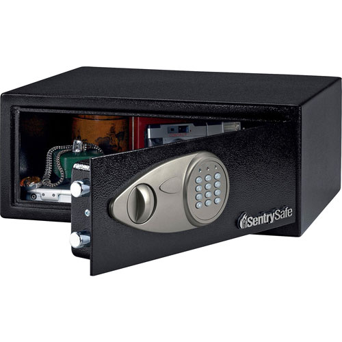 Sentry X075 Security Safe w/Electronic Lock, 16-15/16" x 14-9/16" x 7-1/16"