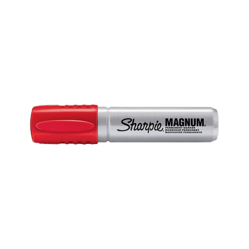 Sharpie® Magnum® Permanent Marker,Red, Jumbo, Chisel Tip
