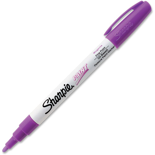Sharpie® Oil Based Paint Markers, Fine Pt, Magenta