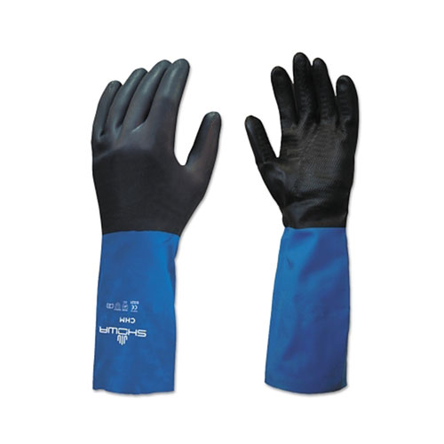 Showa CHM Series Glove, X-Large, Black/Blue