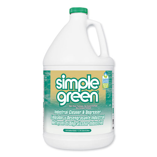 Simple Green Industrial Cleaner and Degreaser, Concentrated, 1 gal Bottle