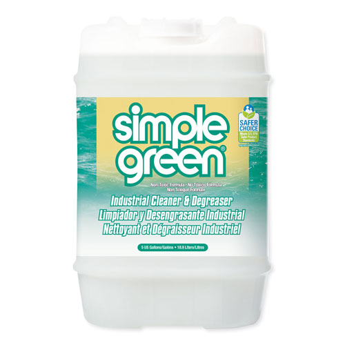 Simple Green Industrial Cleaner and Degreaser, Concentrated, 5 gal, Pail
