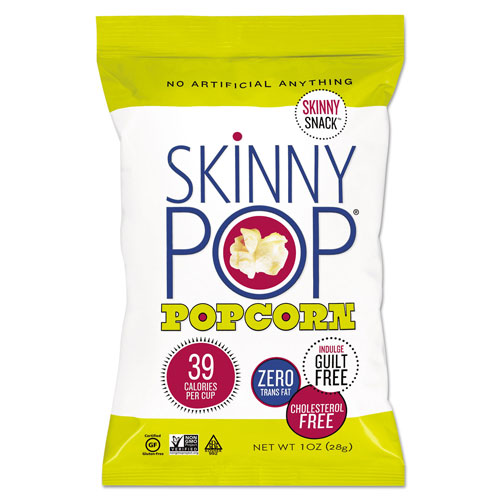 SkinnyPop Popcorn, Original, 1 oz Bag, 12/Carton