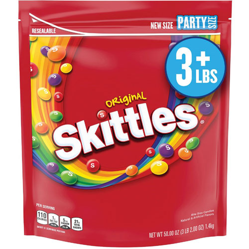 Skittles® Fruit Chews, Skittles, Original, 3 lb, AST