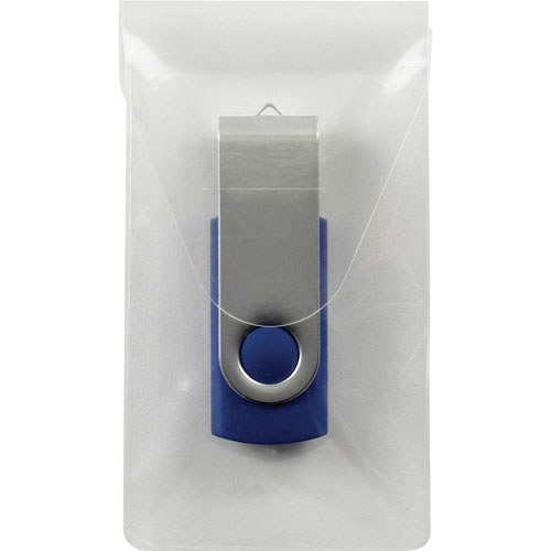 Smead 68150 Clear Self-Adhesive Poly USB Flash Drive Pocket