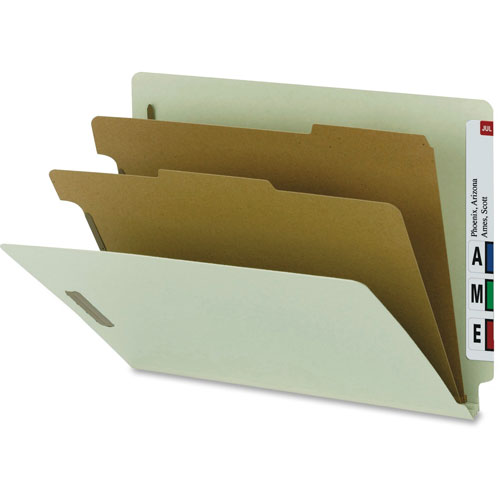 Smead Classification Folder, Letter, Recycled, 2/DV, BN/BE