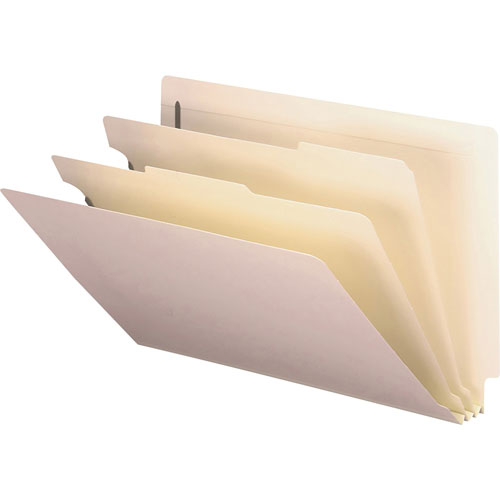 Smead Six Section Manila End Tab Classification Folders, Legal Size, 10/Box
